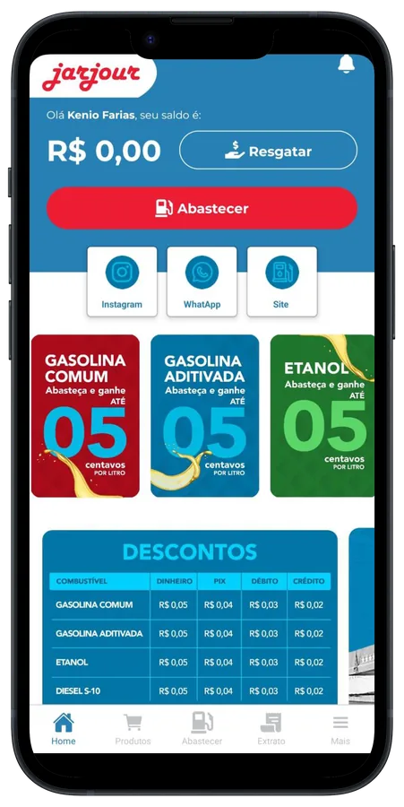 Aplicativo Postos Jarjour